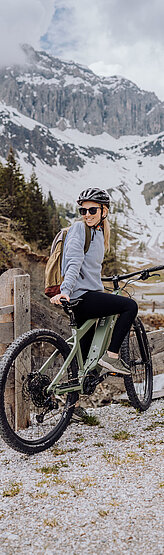 Mountainbiketour auf die Alm